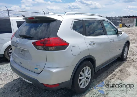 2017 Nissan Rogue Hybrid Sv из США, поврежденный, VIN 5N1ET2MT3HC814856